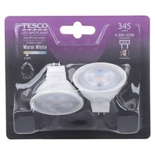 Tesco Led 35W Gu5.3 2 Pack