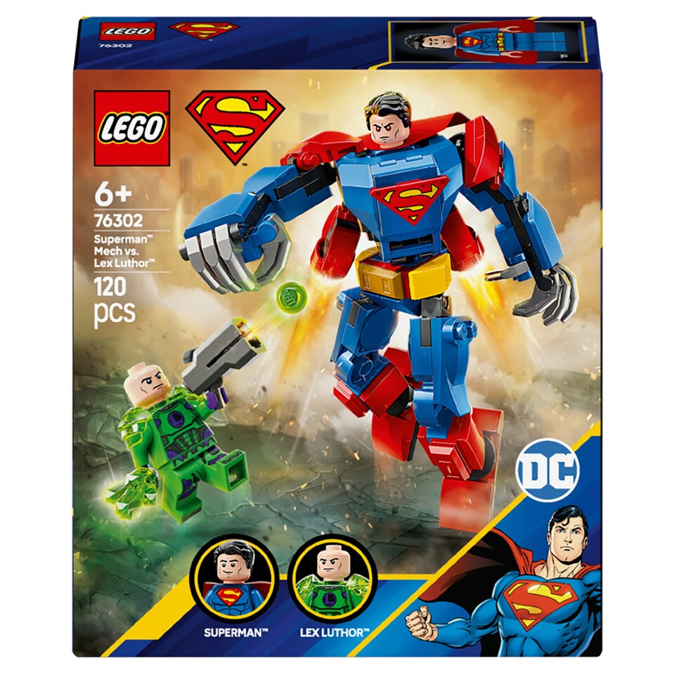 Obrázek 1 pro produkt LEGO DC Batman 76302 Superman v robotickém obleku vs. Lex Luthor