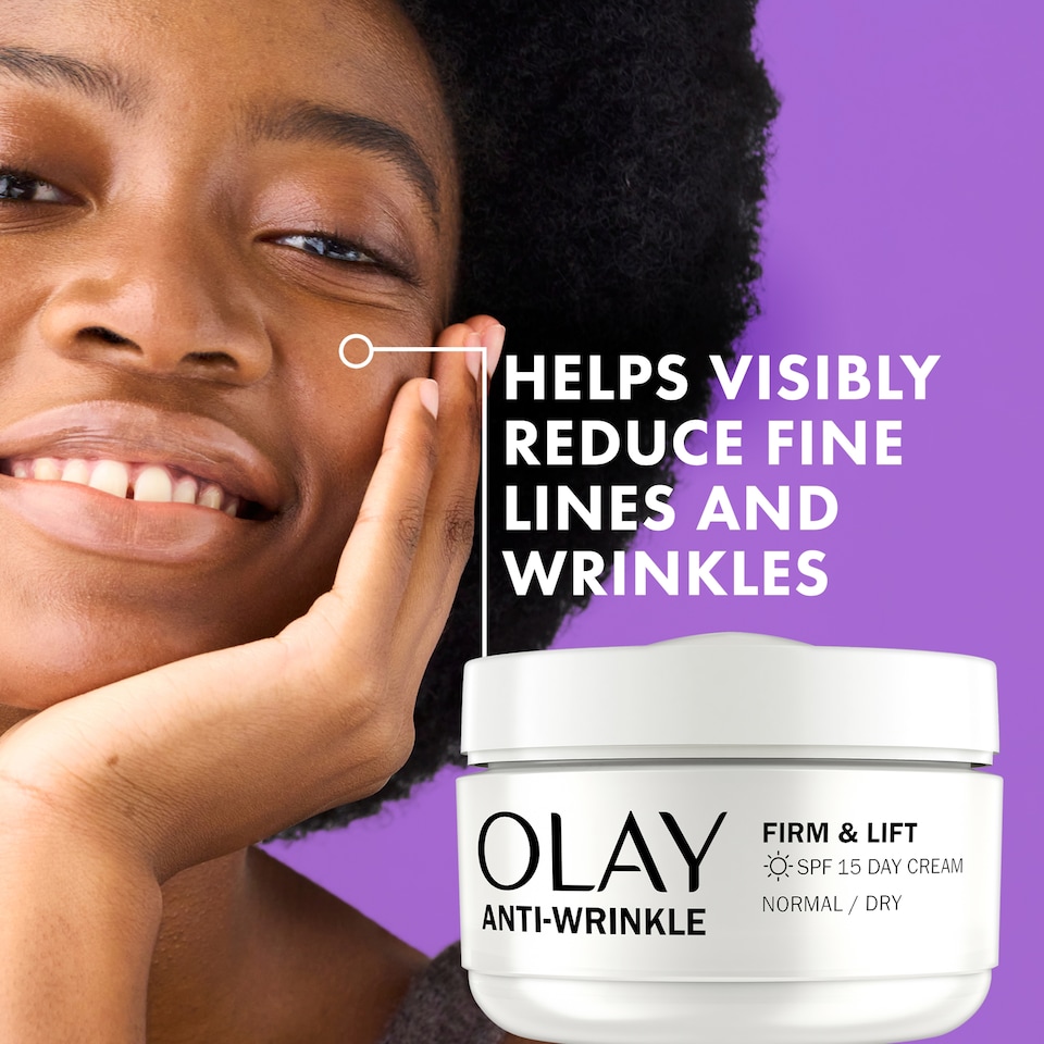 image 1 of Olay Anti Wrinkle Firm & Lift Day Moisturiser Spf 15 50Ml