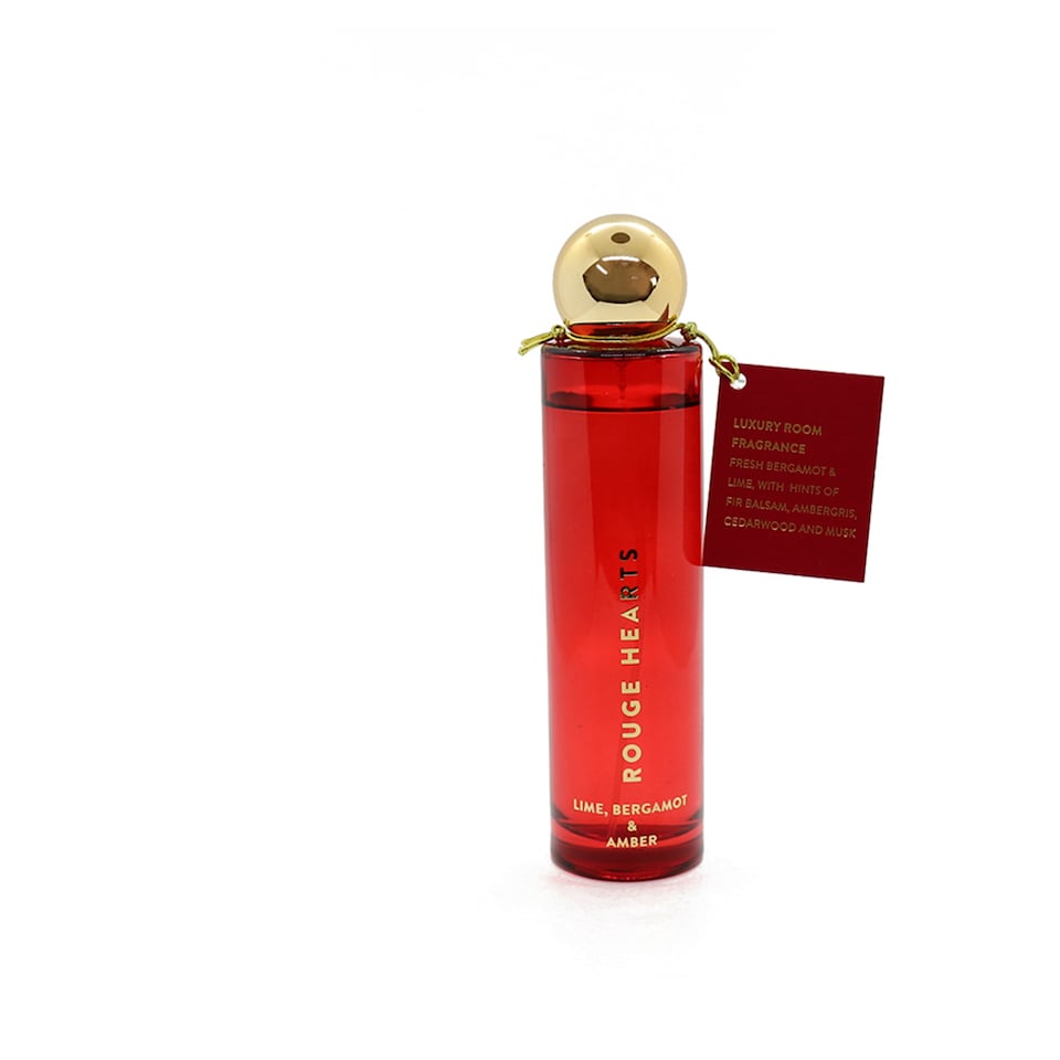F&F Home Classic Rouge Hearts Room Spray 100ml