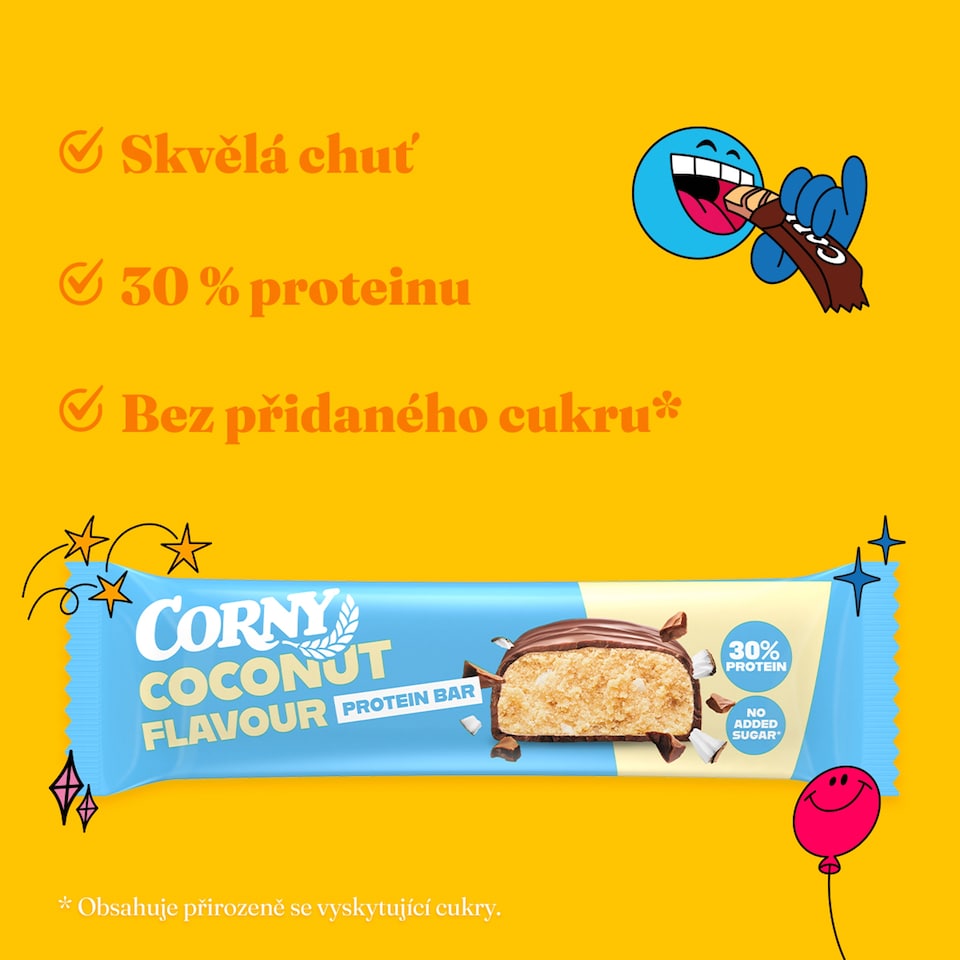 image 1 of Corny Protein Bar with Coconut in Milk Chocolate 50g