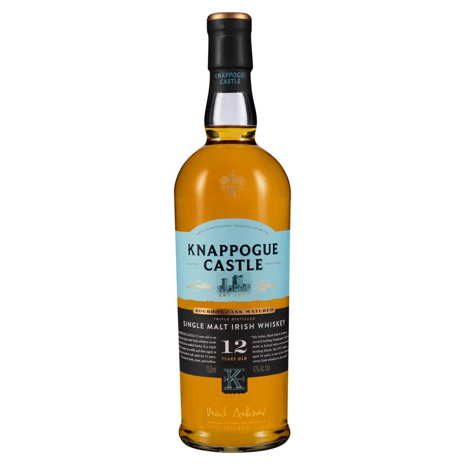 Knappogue Castle 12Yo Single Malt Irish Whiskey 700Ml