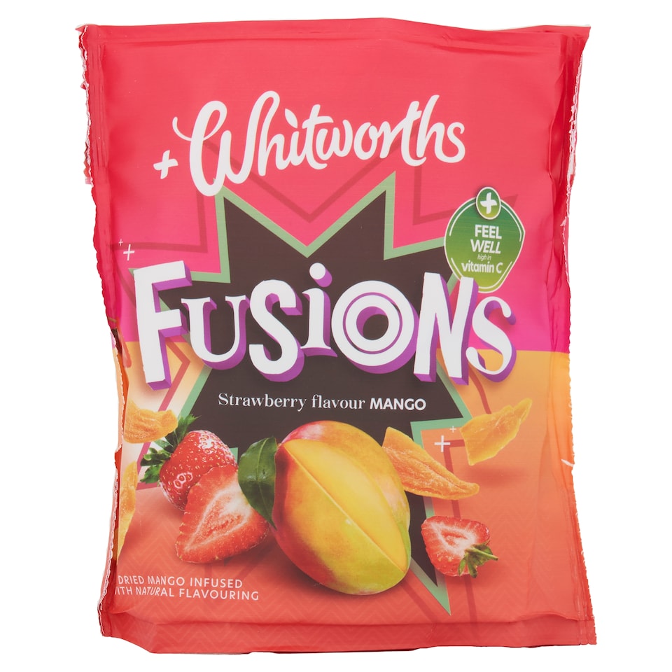 image 1 of Whitworths Fusions Strawberry Mango 75G