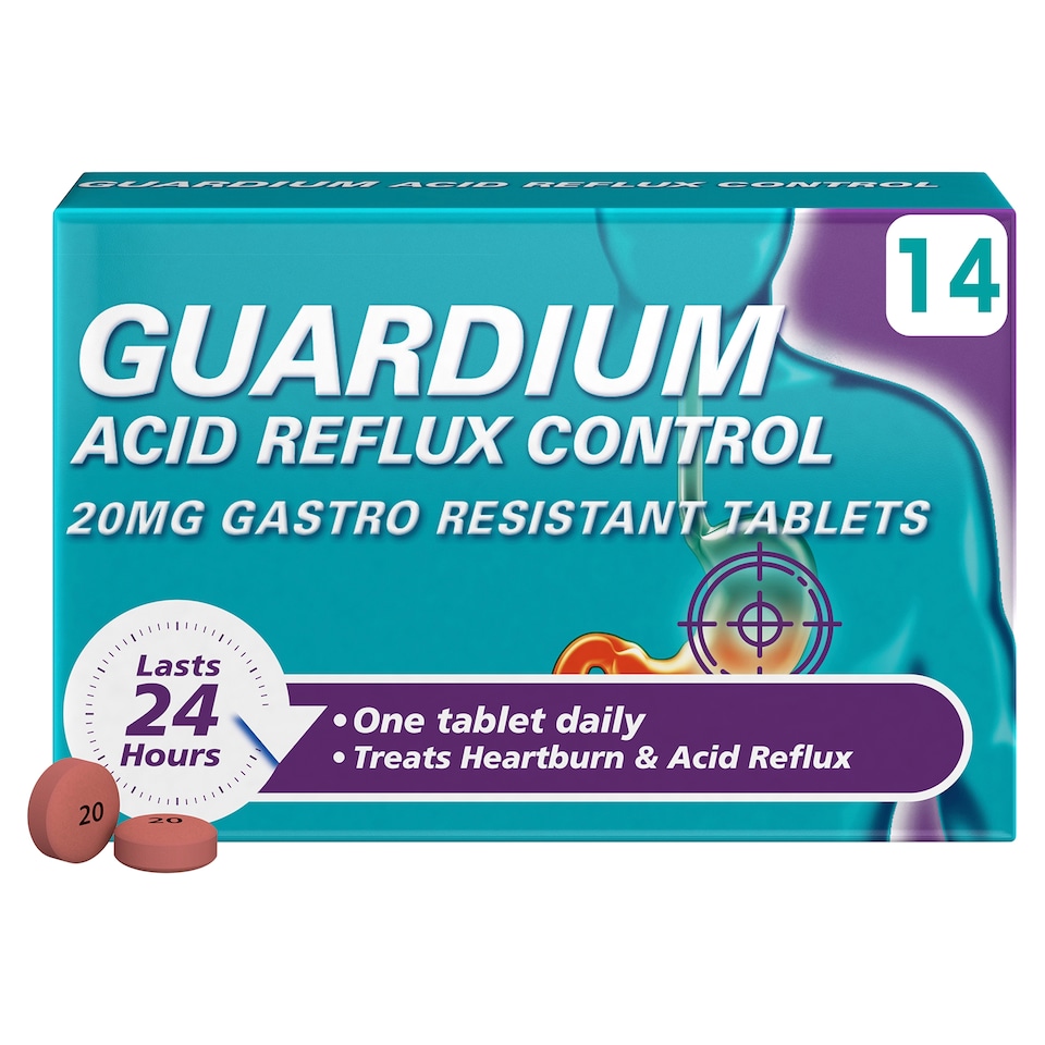 image 1 of Guardium Acid Reflux Control Gastro-Resistant Tablets 14s