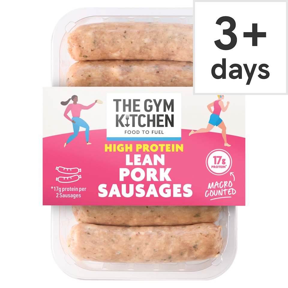 The Gym Kitchen High Protein Lean Pork Sausages 340g