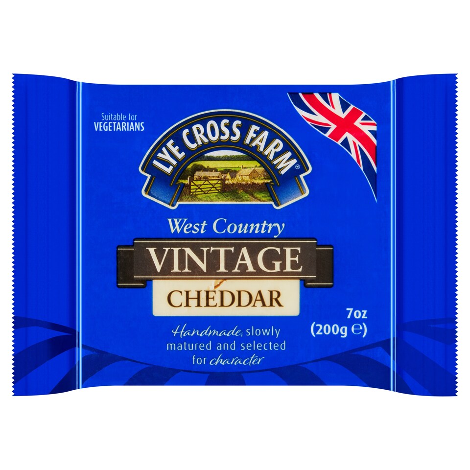 Lye Cross Farm English Vintage White cheddar 200g