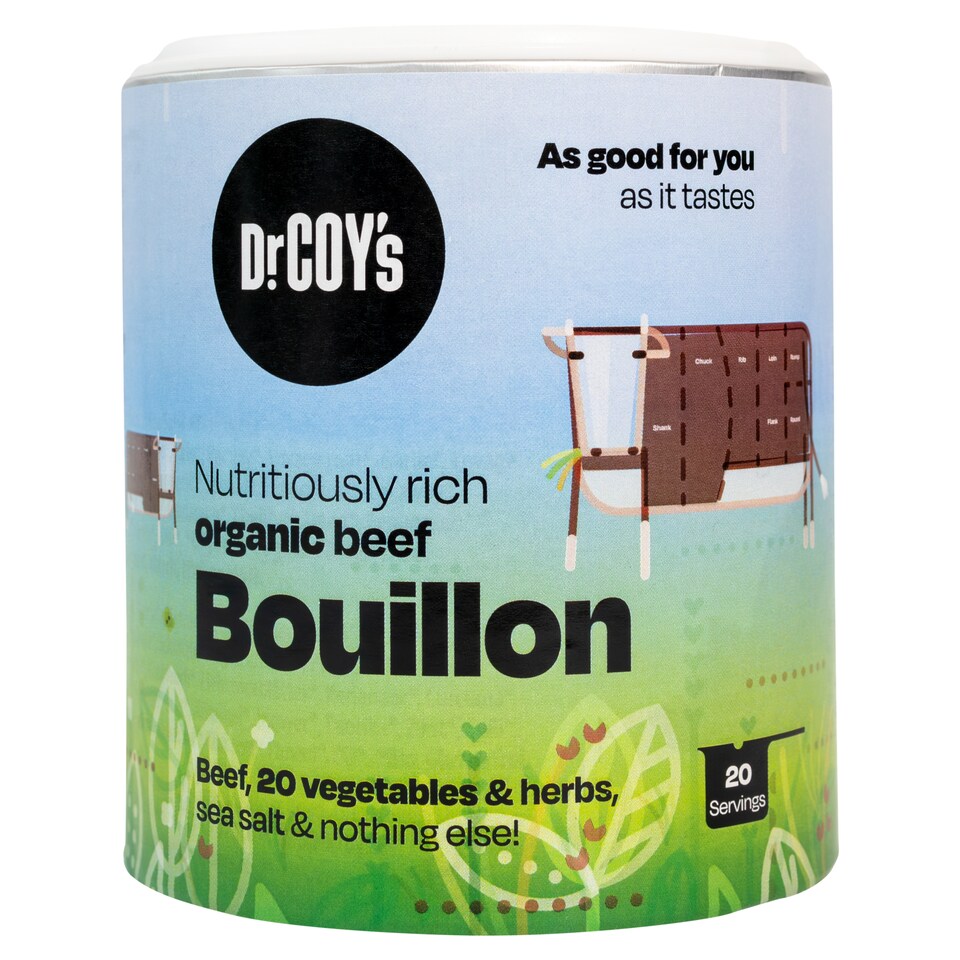 Dr. Coy's Organic Beef Bouillon 125g