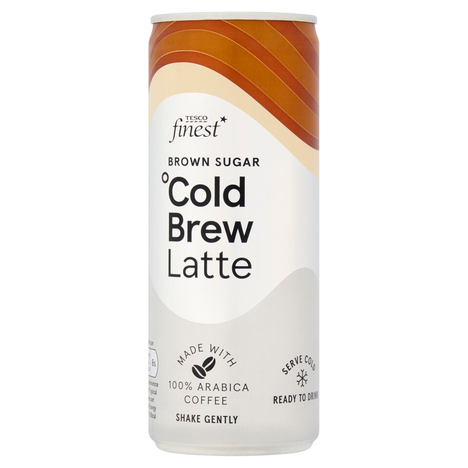 Tesco Finest Brown Sugar Cold Brew Latte 250ml