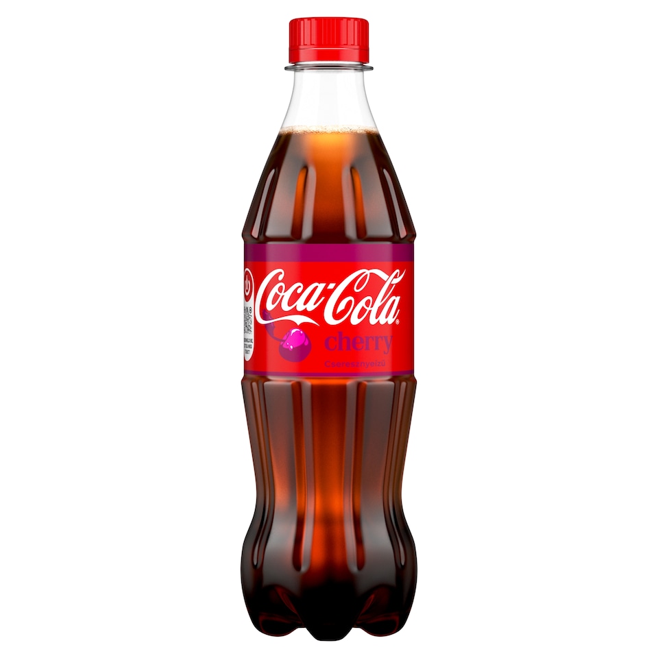 Coca-Cola Cherry Cola-Flavored Carbonated Soft Drink with Cherry Flavoring 500 ml