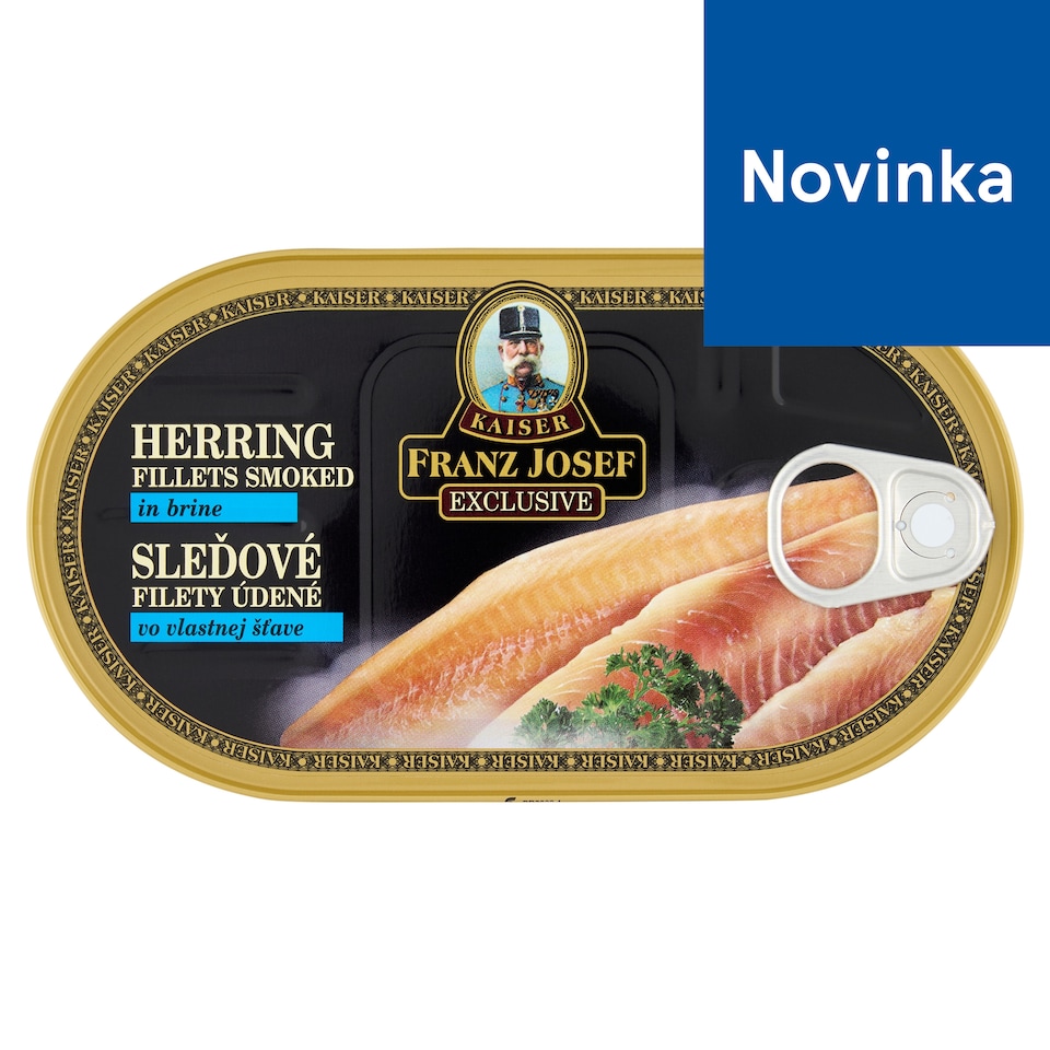 obrázok 1 z Franz Josef Kaiser Exclusive Sleďové filety údené vo vlastnej šťave 170 g