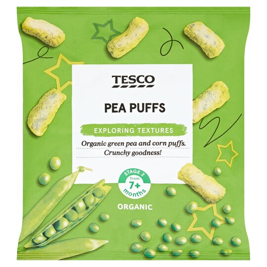 Tesco Pea Puffs 20G Tesco Groceries