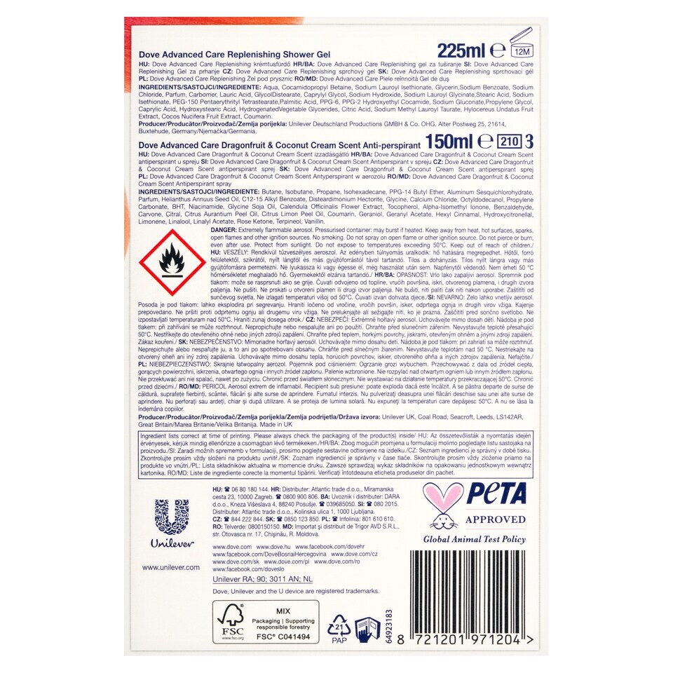 Obrázek 1 pro produkt Dove Replenishing prémiová kazeta pro ženu