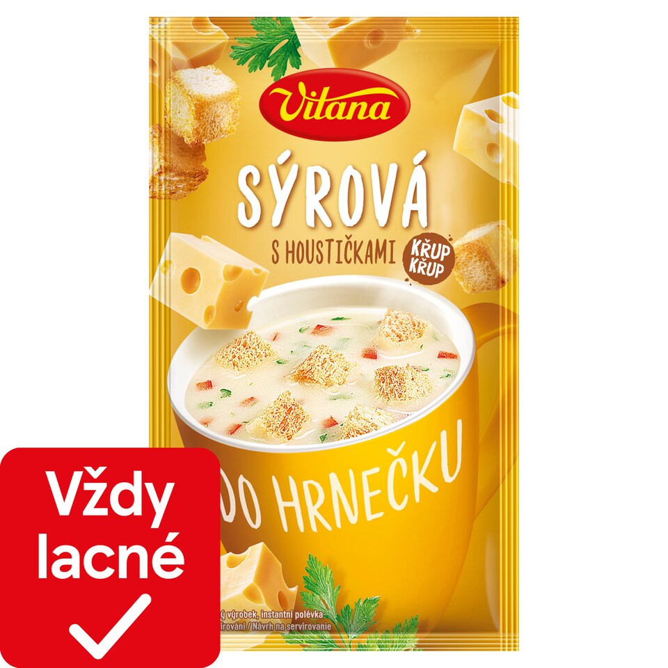 Vitana Do Hrnečku Instant Cheese Soup with Buns 22 g