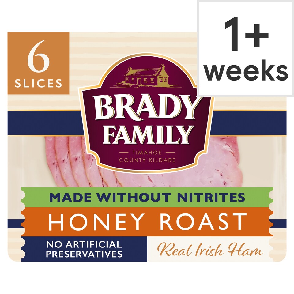 Brady Family Made Without Nitrites Honey Roast Ham 80g
