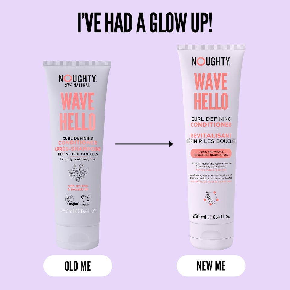 image 1 of Noughty Wave Curl Defining Conditioner 250Ml