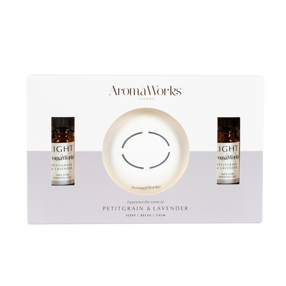 Aromaworks Petitgrain & Lavender USB Diffuser Giftset