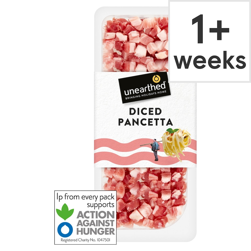 Unearthed Diced Pancetta 2 x 77g