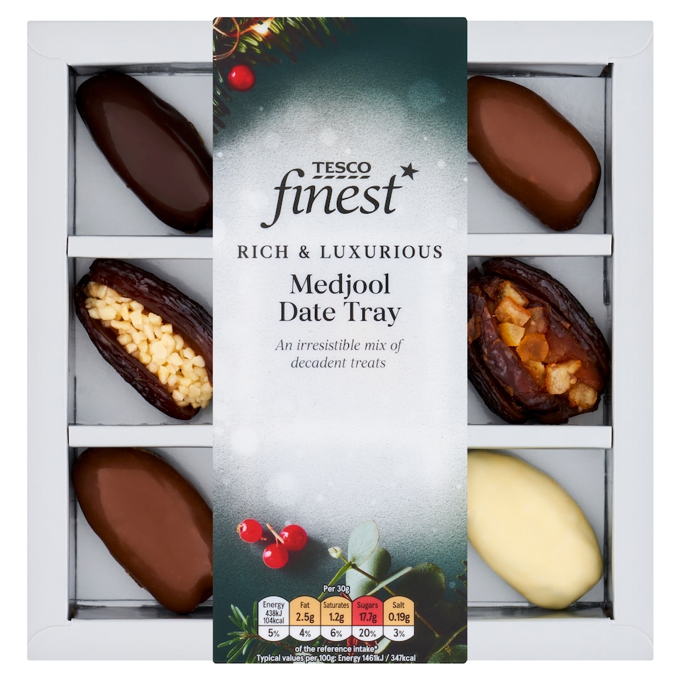 Tesco Finest Medjool Date Tray 205g