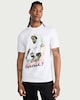 image 2 of Bob Marley Pure Cotton Team Jamaica T-Shirt in White