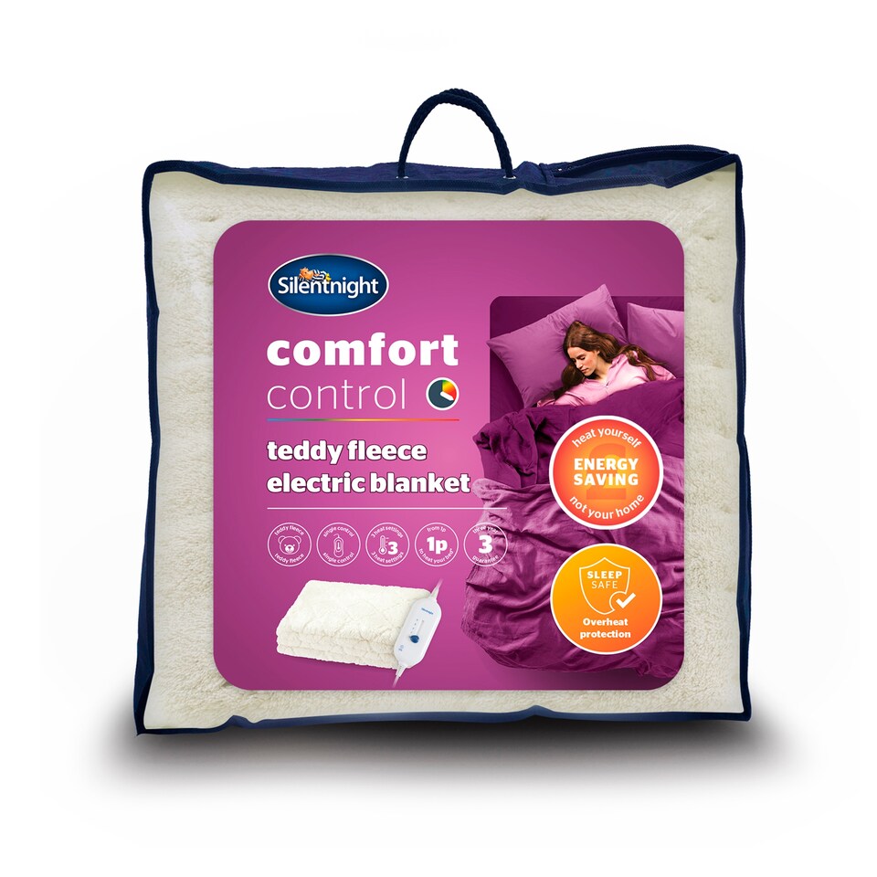 image 1 of SILENTNIGHT TEDDY ELECTRIC BLANKET KS