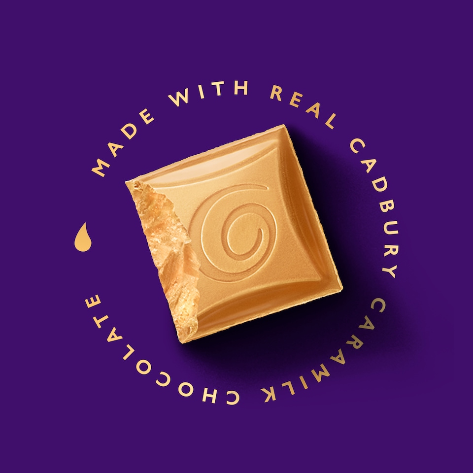 image 1 of Cadbury Caramilk Golden Caramel Chocolate Dessert Pot 350g