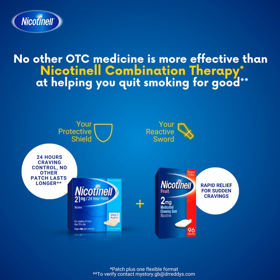 image 1 of Nicotinell Stop Smoking Aid 2mg Medicated Chewing Gum - Fruit 96s