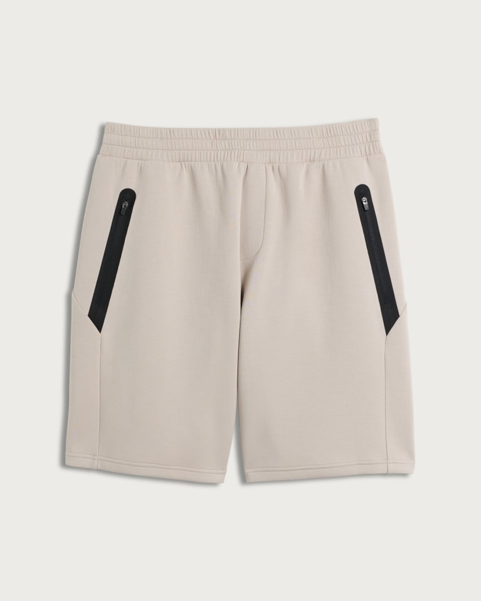 image 1 of F&F Active TECHSPORT Zip Pocket Shorts in Grey