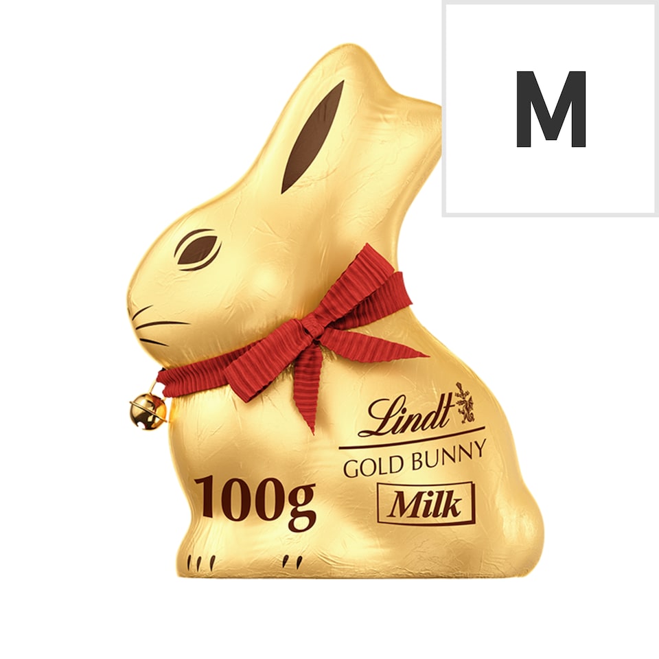 image 1 of Lindt Gold Bunny Milk Chocolate 100G