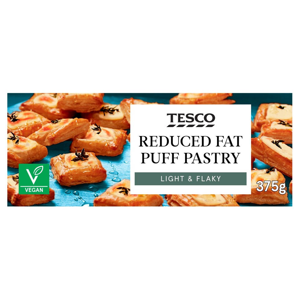 Tesco Ready Rolled Light Puff Pastry 375G