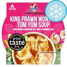 Kitchen Joy Thai Sides King Prawn Wonton Tom Yum Soup 147g