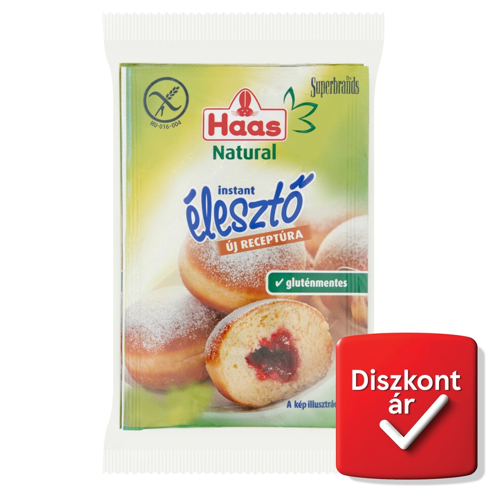 Haas Natural instant élesztő 3 x 7 g