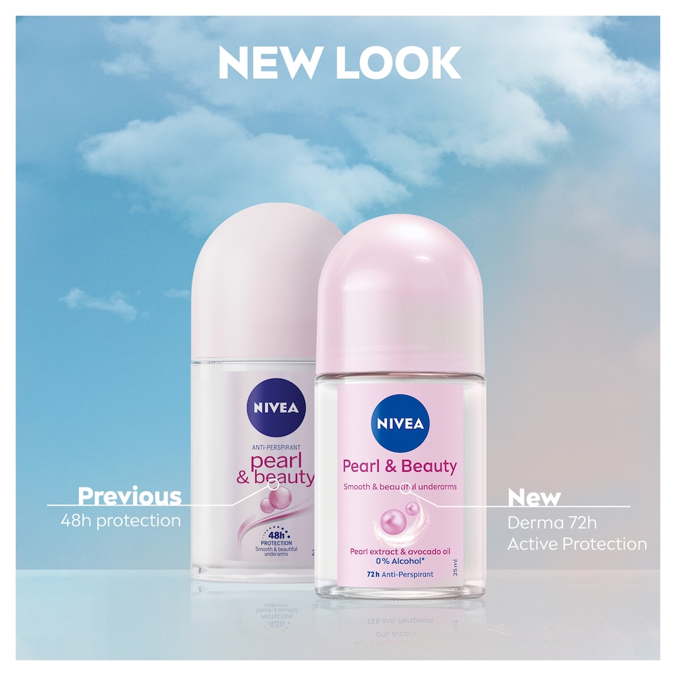 image 1 of NIVEA Pearl & Beauty Anti-Perspirant Deodorant Roll-On 25ml