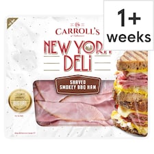 Carroll's New York Deli Shaved Bbq Ham 90G