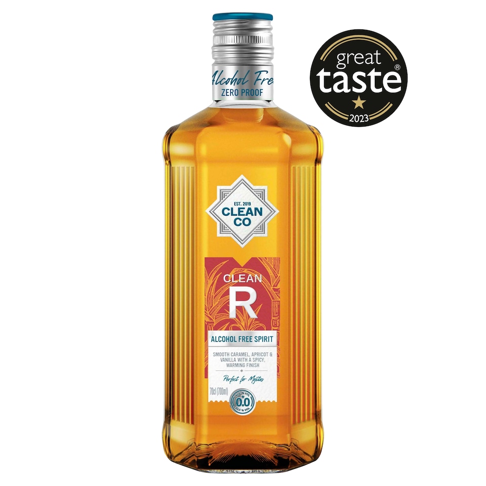 image 1 of Clean Co Non-Alcoholic Golden Spiced Spirit 70cl