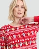 image 3 of Bluey Matching Family Christmas Pyjamas in Red