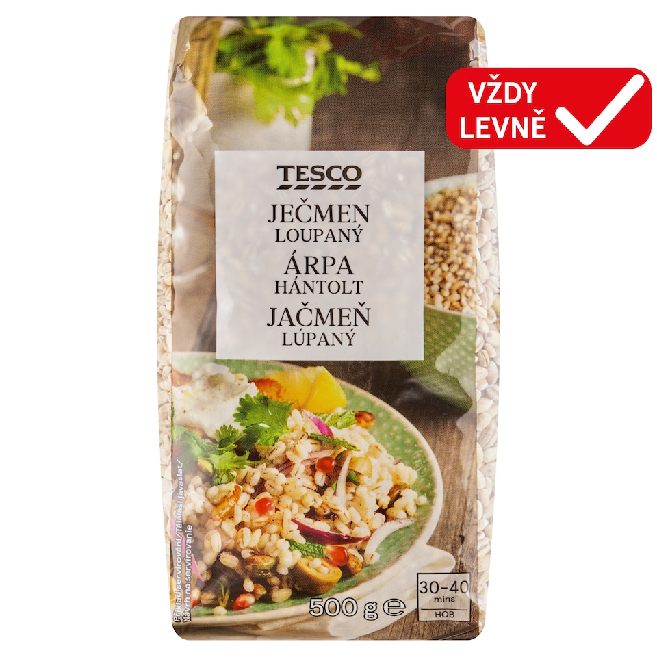 Tesco Ječmen loupaný 500g