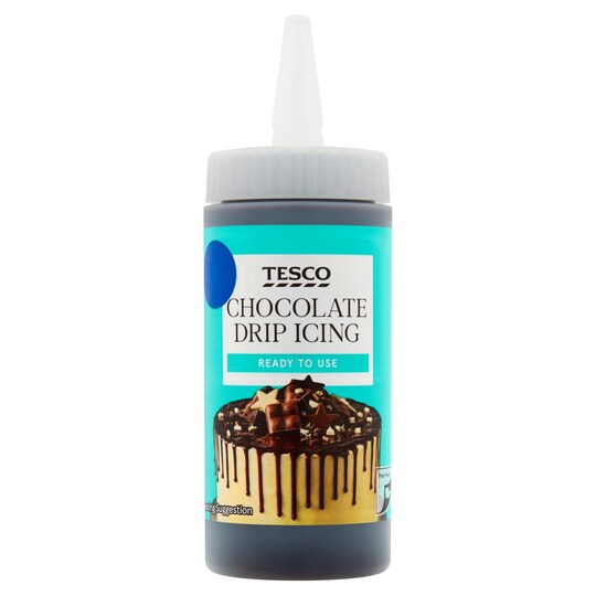 Tesco Chocolate Drip Icing 120G Tesco Groceries