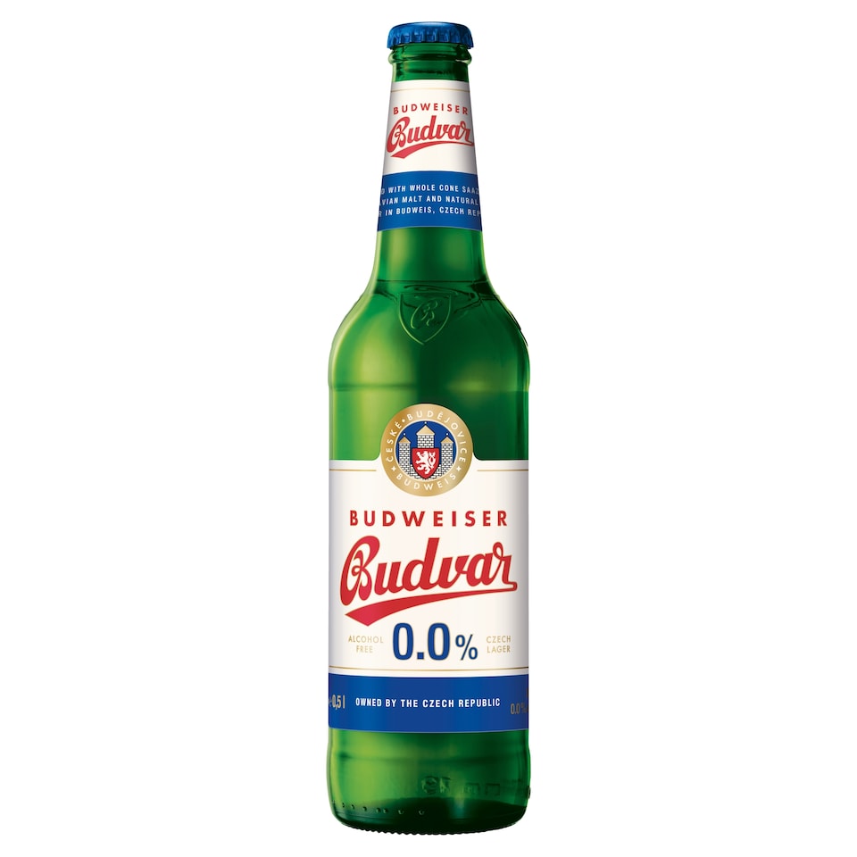 Budweiser Budvar 0.0% Light Non-Alcoholic Beer 0.5 L