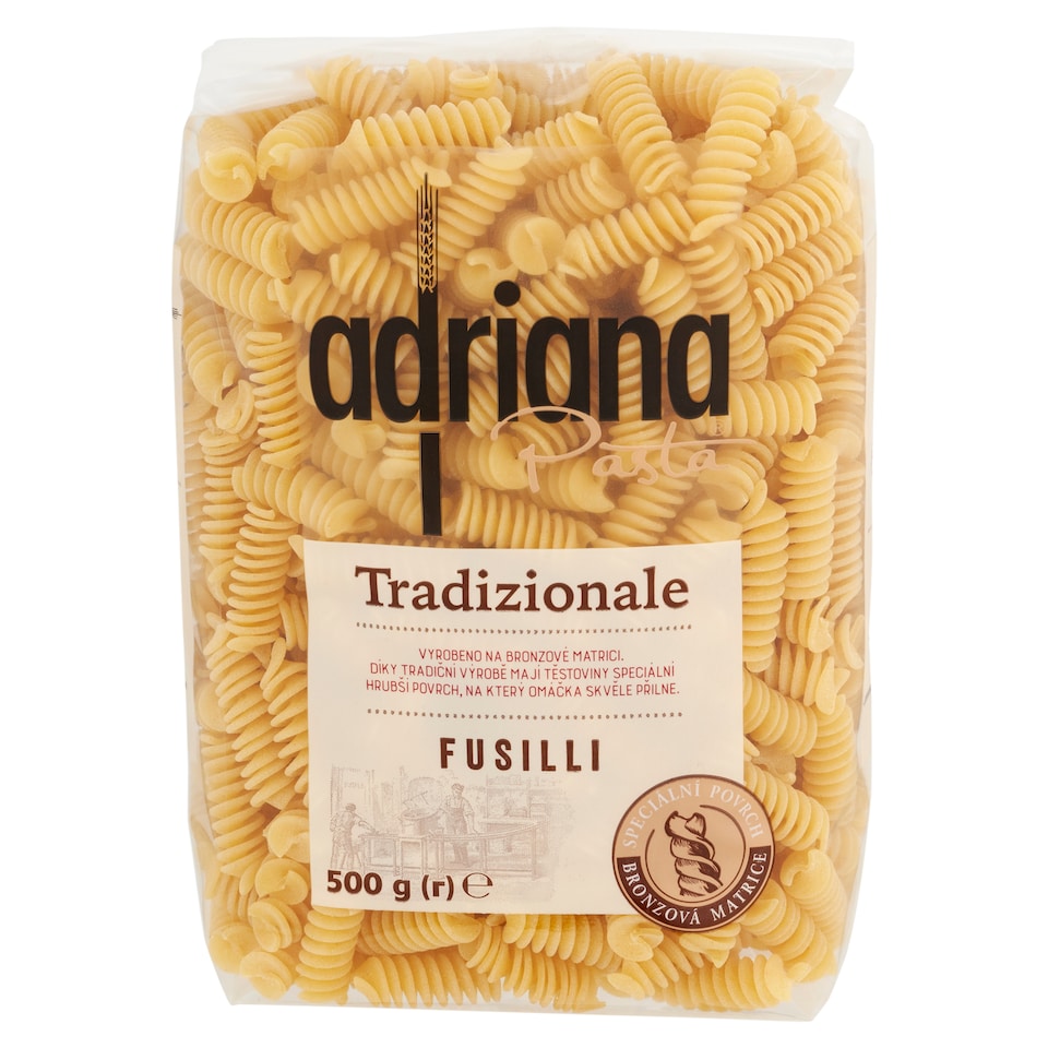 obrázok 1 z Adriana Pasta Tradizionale Fusilli cestovina semolinová sušená 500 g
