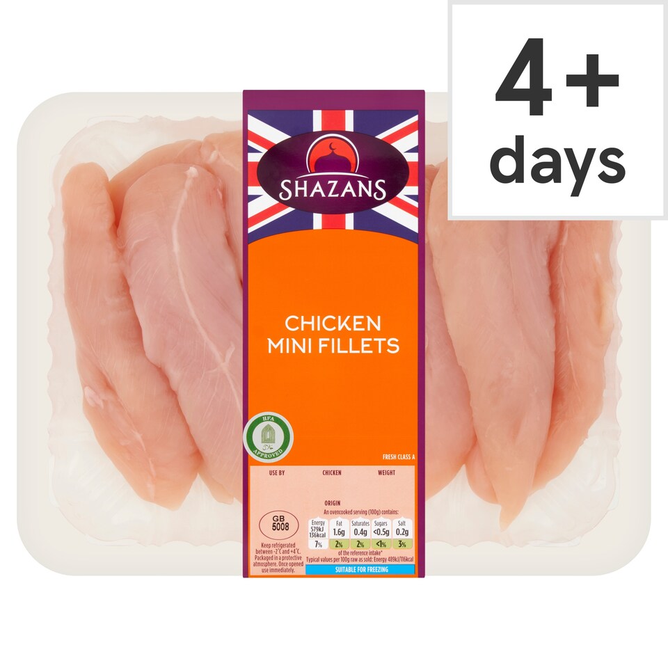 Shazans Chicken Mini Fillets 500G