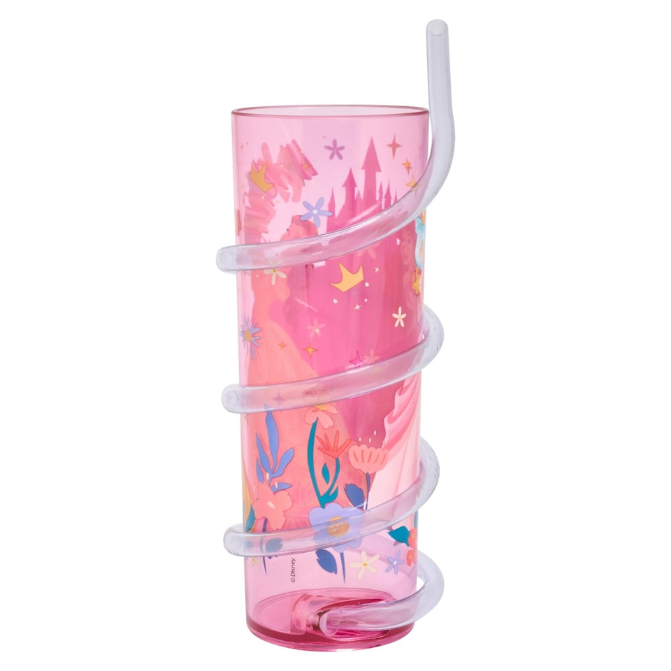 image 1 of Disney Princess swirly straw