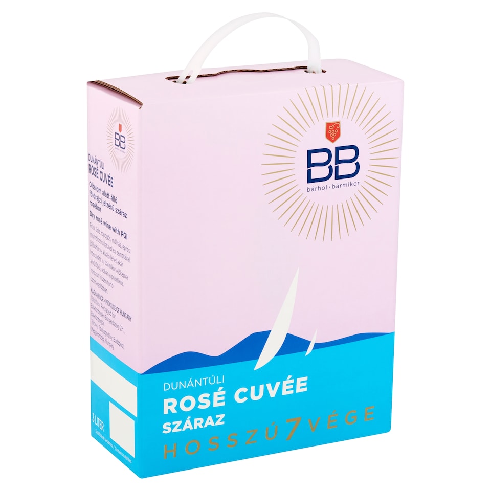image 1 of BB Hosszú7vége Dunántúli Rosé Cuvée Dry Rose Wine 3 l