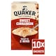 image 1 of Quaker Oat So Simple Sweet Cinnamon Porridge Sachets 10x33g