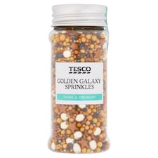 Tesco Golden Galaxy Sprinkles 80G
