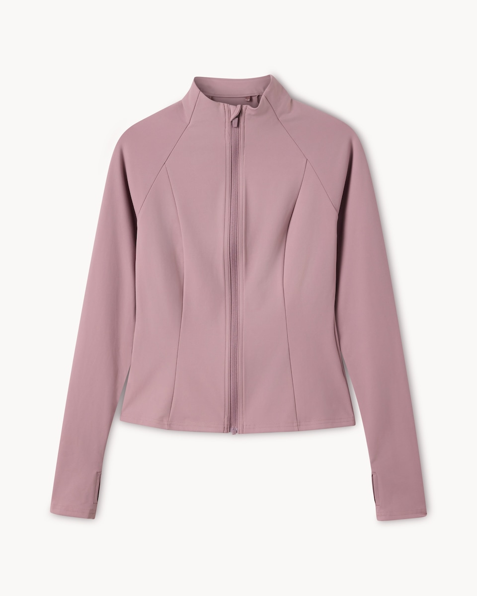 image 1 of F&F Active EVERYHOUR Zip Up Jacket in Lilac