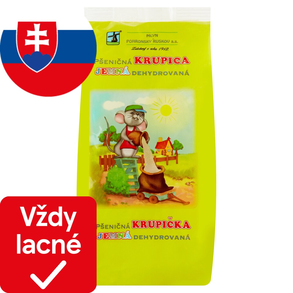 Mlyn Pohronský Ruskov Wheat Meal Fine Dehydrated 500 g