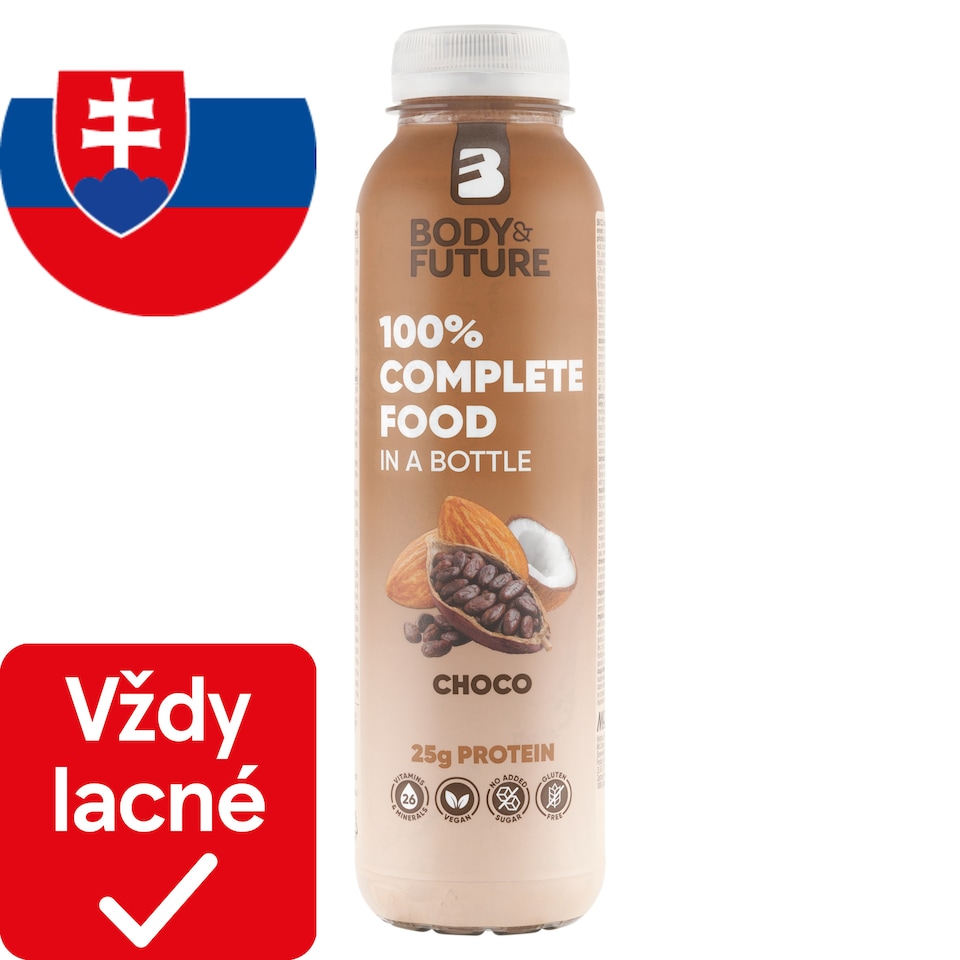 obrázok 1 z Body&Future Rastlinný nápoj so sójou, mandľou a ovsom, s príchuťou čokolády 400 ml