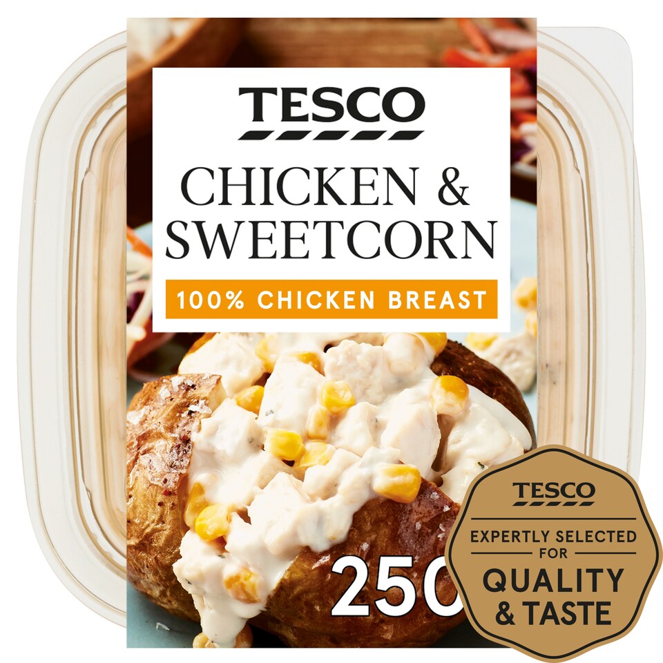 Tesco Chicken & Sweetcorn Sandwich 250G