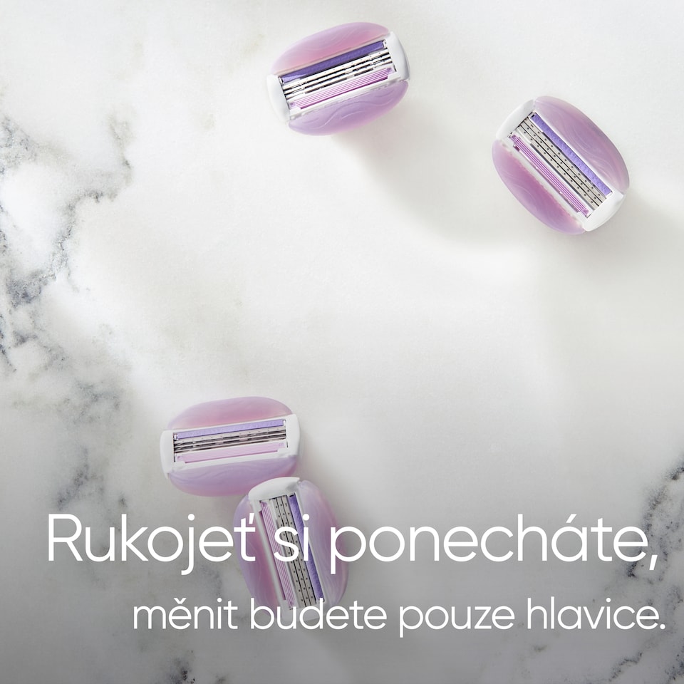 Obrázek 1 pro produkt Venus ComfortGlide Breeze Hlavice Holicího Strojku x4
