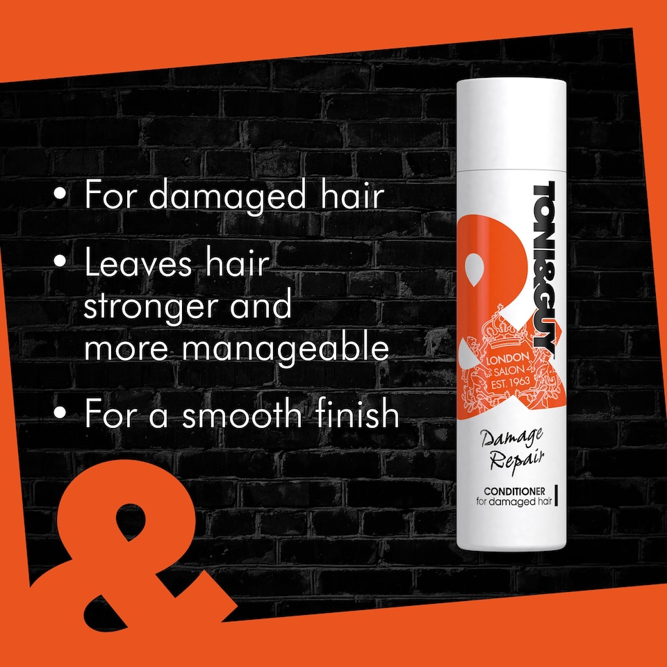 image 1 of Toni & Guy Cleanse Damaged Hair Conditioner 250Ml